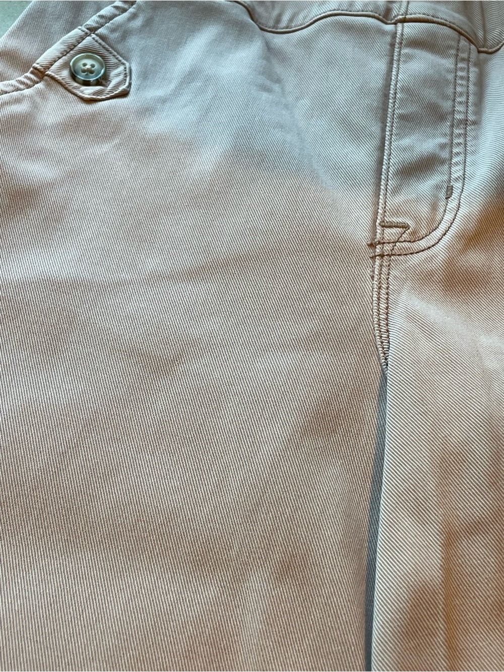 SPANX Stretch Twill Wide Leg Crops | Pale Pink - Picture 5 of 5